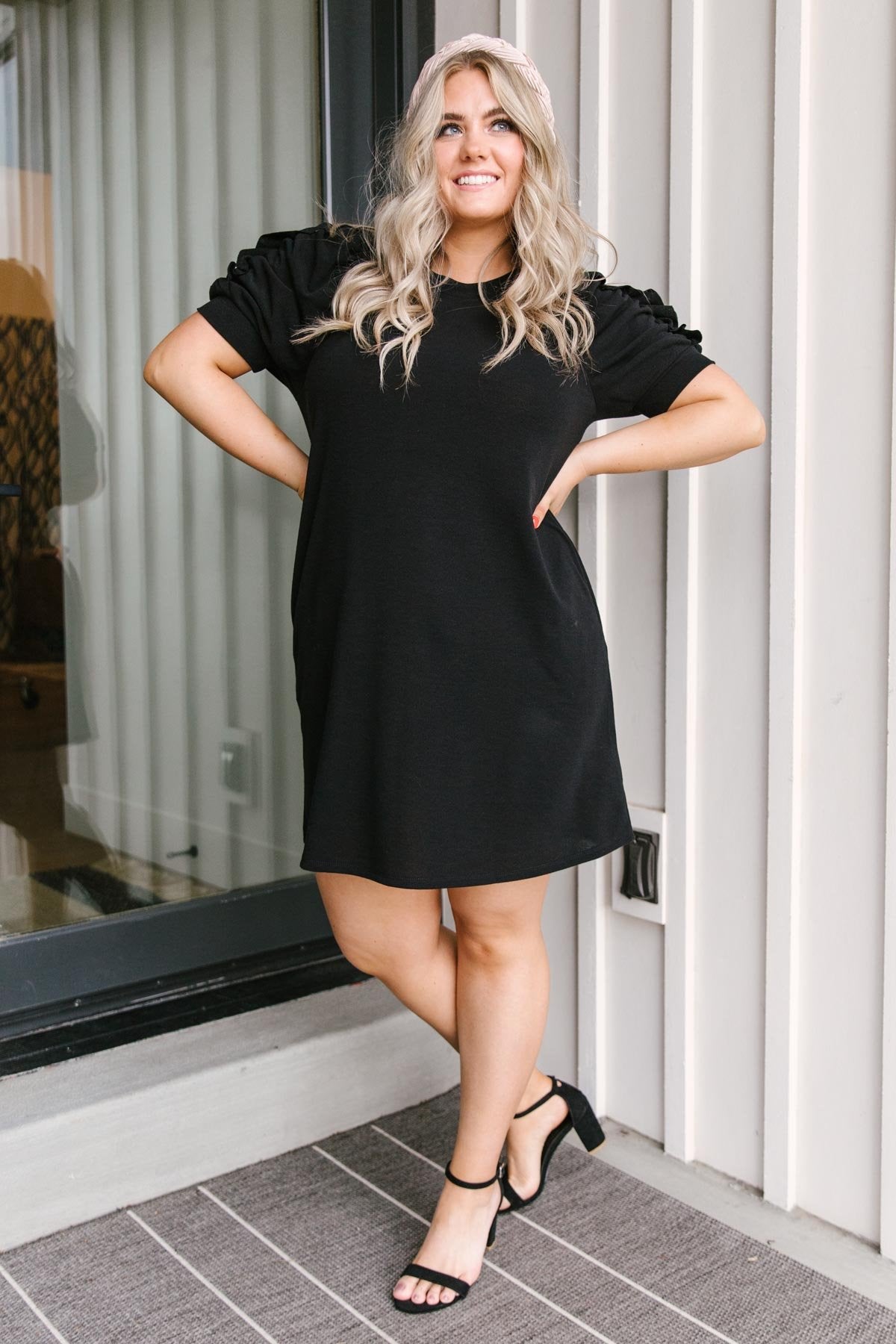 All in The Sleeve Dress in Black (XS)