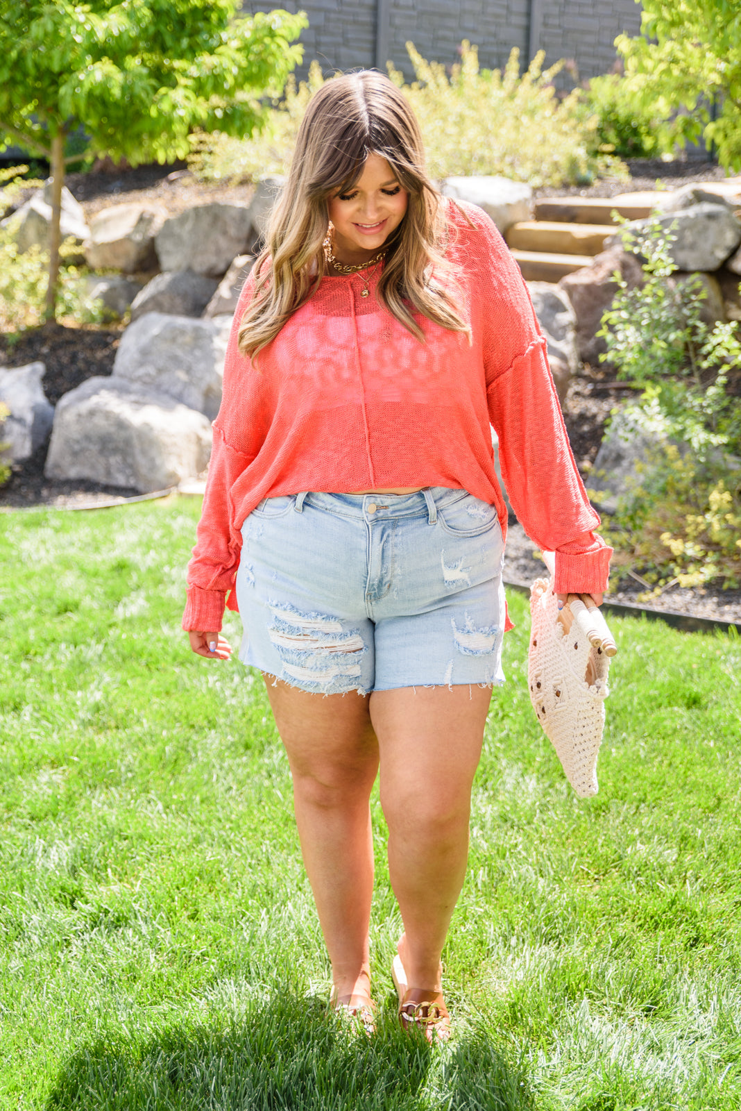 Embroidered Pocket Cutoffs (2XL)