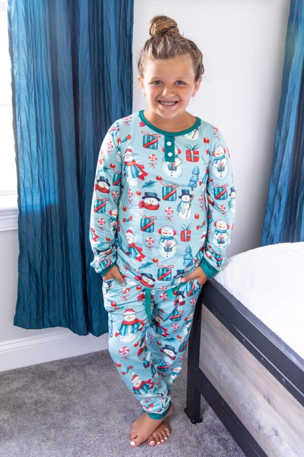 Matching Christmas Pajama Snowman (RTS)