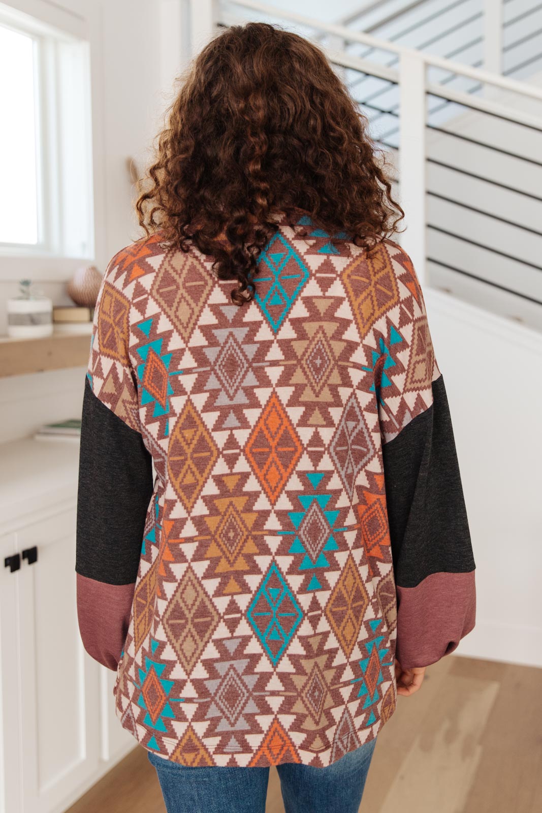 Jessie Mixed Print Cardigan