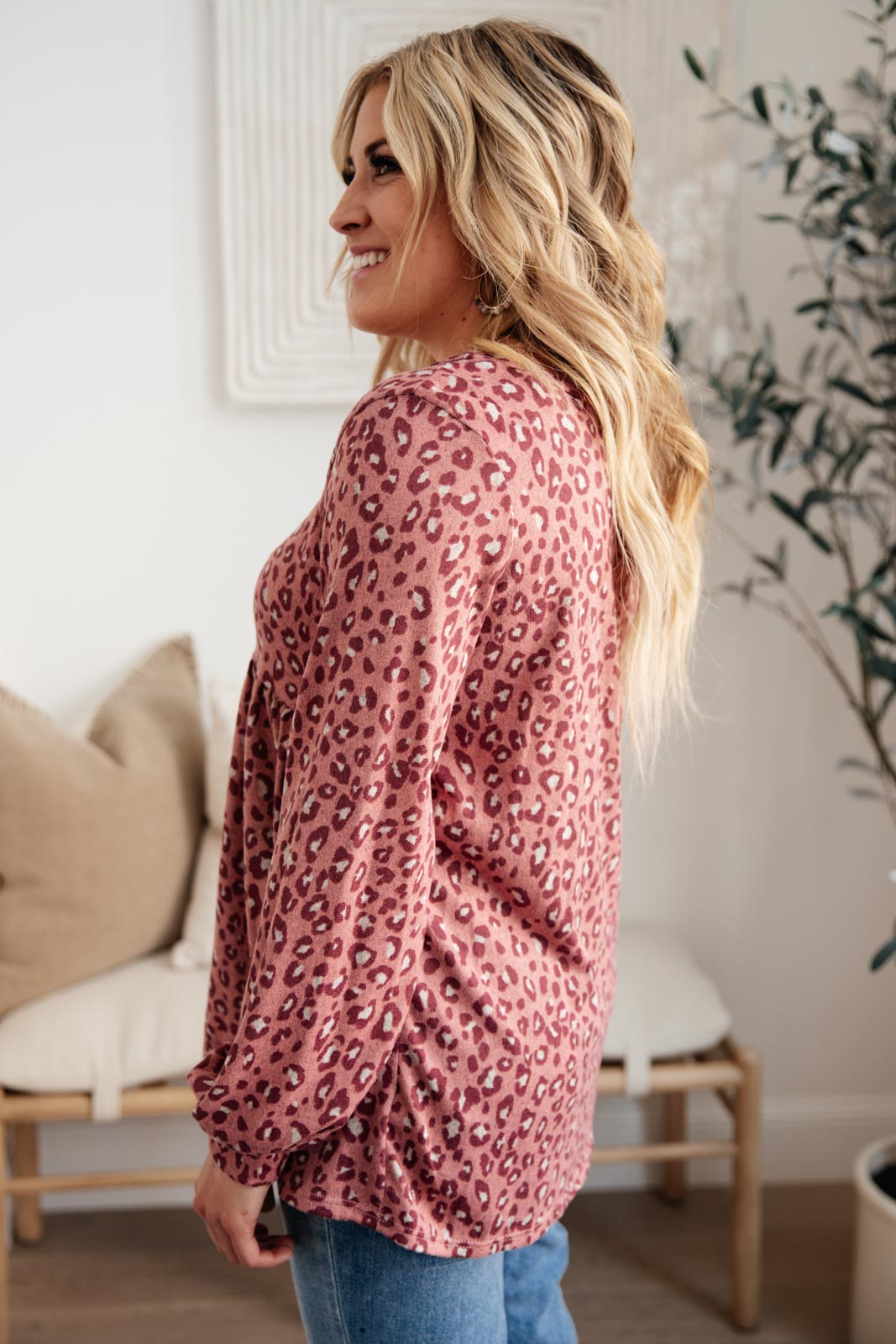 Leopard Kiss Top