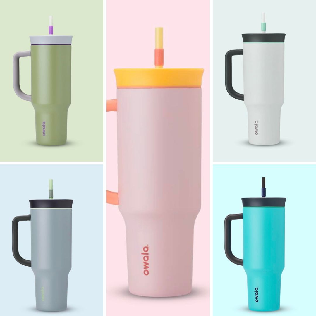 Enjoy your every sip with Owala Insulated Stainless Steel 40oz Tumbler! It  comes in five unqiue colors and a splash-resistant lid to…