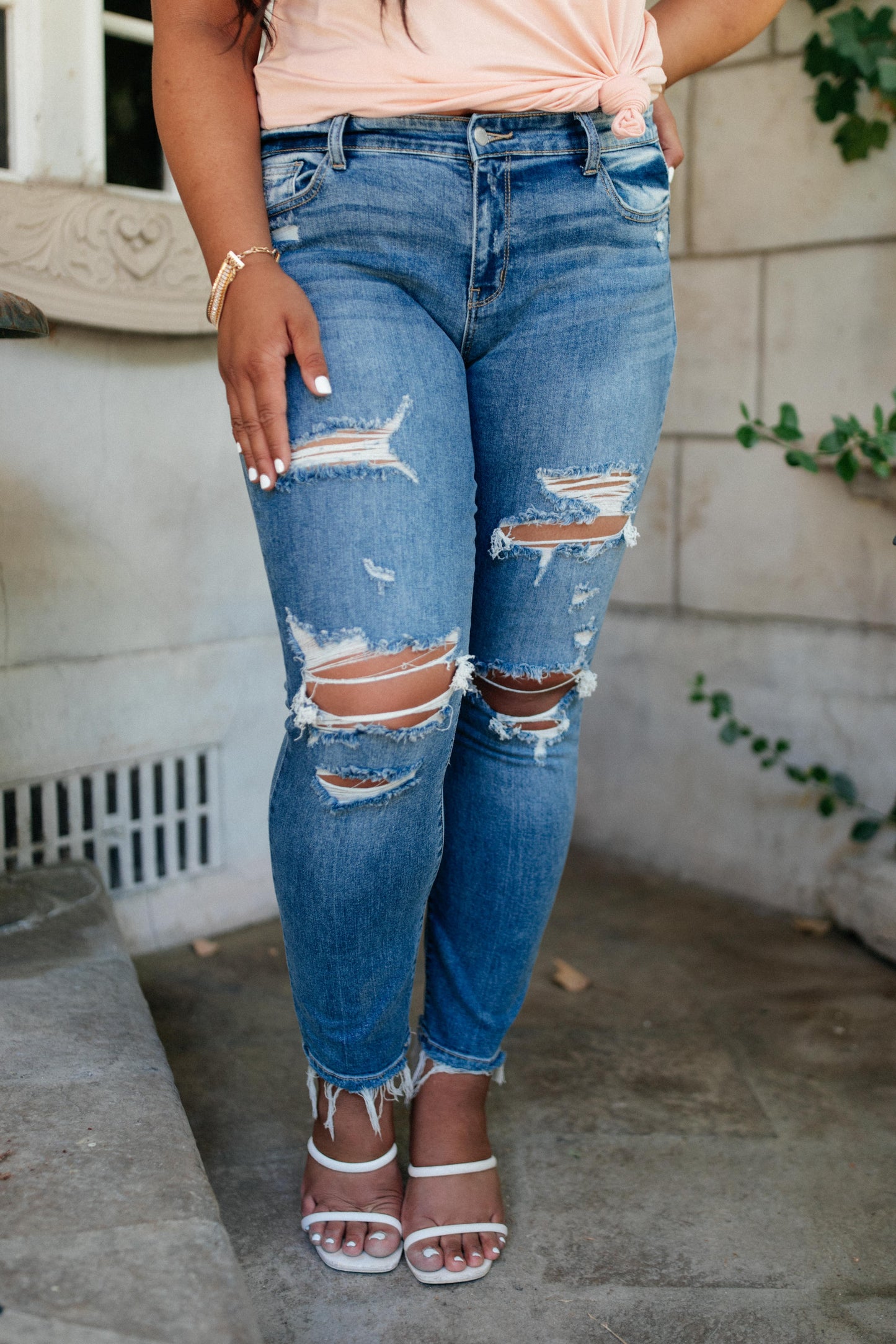 Take It Easy Boyfriend Denim (22W)