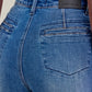Karla High Waist Column Straight Button-Fly & Back Welt Pkts
