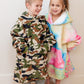 Kids Oversized Hoodie Blanket in Camo