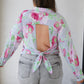 Thinking On It Open Back Floral Top