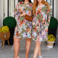 Generally Speaking V-Neck Dress in Olive Floral