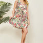 Print Babydoll Dress with Flutter Sleeves
