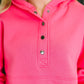 A Million Different Reasons Hooded Pullover in Fuchsia