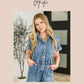 Sunny Stripes Casual Flutter Sleeve Dress