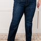 Alaina High Rise Classic Straight Jeans