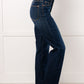 Alaina High Rise Classic Straight Jeans