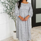 All Is Well Dress In Opal Gray