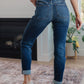 Amber Mid Rise Cuffed Slim Fit Jeans