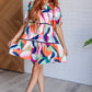 Artist Valley Tiered Collared Dress