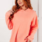 Basically My Favorite Hooded Pullover in Coral