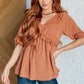 Better Than Ever Ruffle Detail Blouse