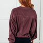 Beyond the Basics Pullover in Eggplant