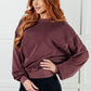 Beyond the Basics Pullover in Eggplant