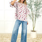 Blossom Breeze Balloon Sleeve Blouse