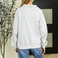 Bonbon Delight Half Zip Pullover in Grey