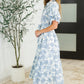Budding Romance Collared Button-Down Dress