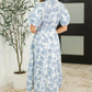 Budding Romance Collared Button-Down Dress