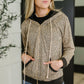 Call of the Wild Contrast Trim Zip Up