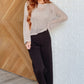 Calming Down Loose Knit Top