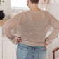 Calming Down Loose Knit Top