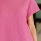 Can't Quit You Drop Shoulder Top in Magenta