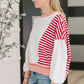 Candy Stripes & Chill Sweatshirt