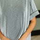 Catch Me Loungin’ Cable Ribbed Knit Top in Black and White