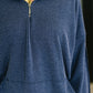 Certified Chiller Contrast Stripe Hoodie in Navy