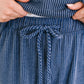Certified Chiller Contrast Stripe Straight Leg Bottoms in Navy