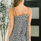 Certified Cutie Shoulder Tie Blouse in Black