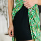 Chic Repeat V-Neck Dress in Multi-Color
