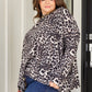 Clap for Yourself Long Sleeve Top in Animal Print