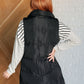 Cold and Calculated Longline Puffer Vest