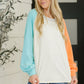 Color Me Confused Color Block Top