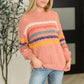Color Me Cute Fuzzy Knit Pullover