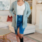 Always Be There Cargo Denim Skirt