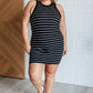 Coming Around Ribbed Striped Dress