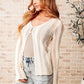 San Tropez Lightweight Knit Cardigan in Cream