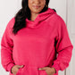 Crosswalk Textured Hoodie in Rose