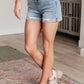 Darlene High Rise Distressed Cuffed Cutoff Shorts