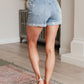 Darlene High Rise Distressed Cuffed Cutoff Shorts