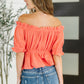 Don't Be Shy Off the Shoulder Blouse