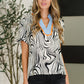 Don't Want to Wait Zebra Print Top