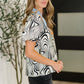 Don't Want to Wait Zebra Print Top